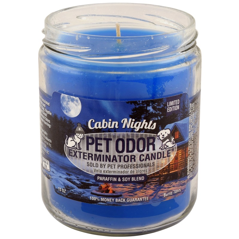 Pet Odor Exterminator Candle, Cabin Nights, 13 oz