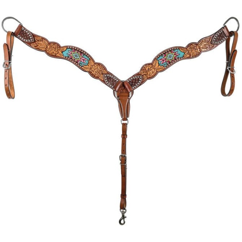 Rafter T Beaded Inlay Breast Collar
