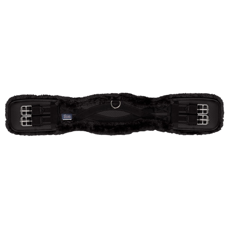 Shires Performance Supafleece Dressage Girth, Black