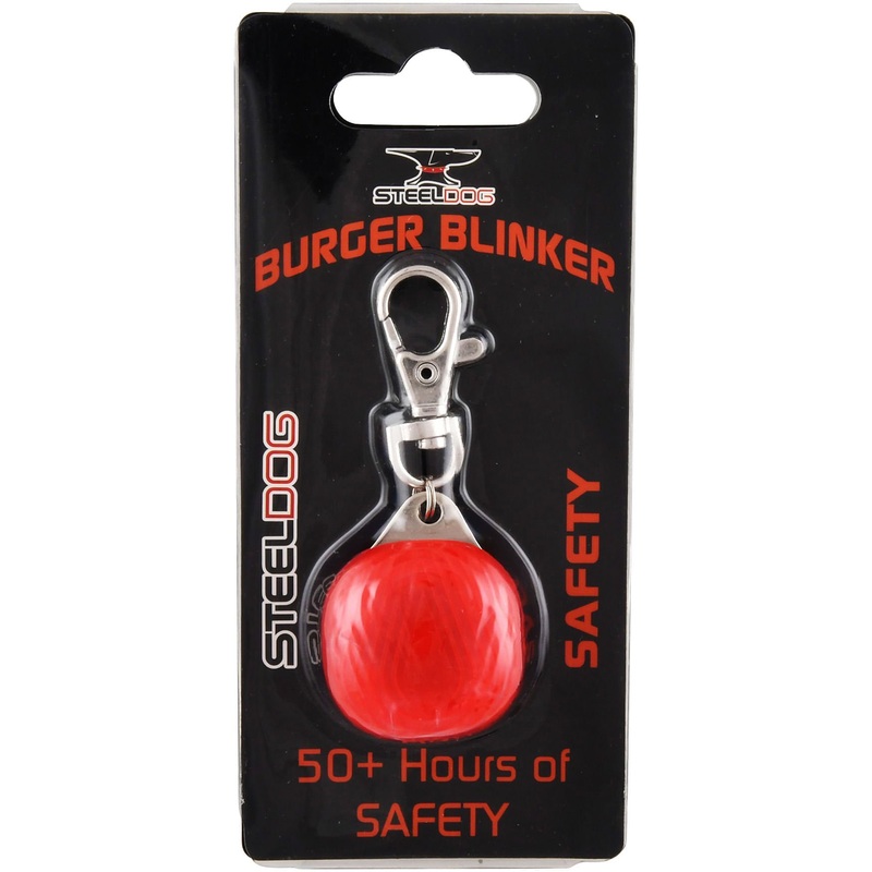 SteelDog Burger Blinker LED Safety Light, Red