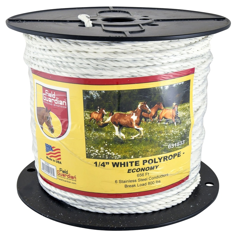 1/4 White Poly Rope, 656′