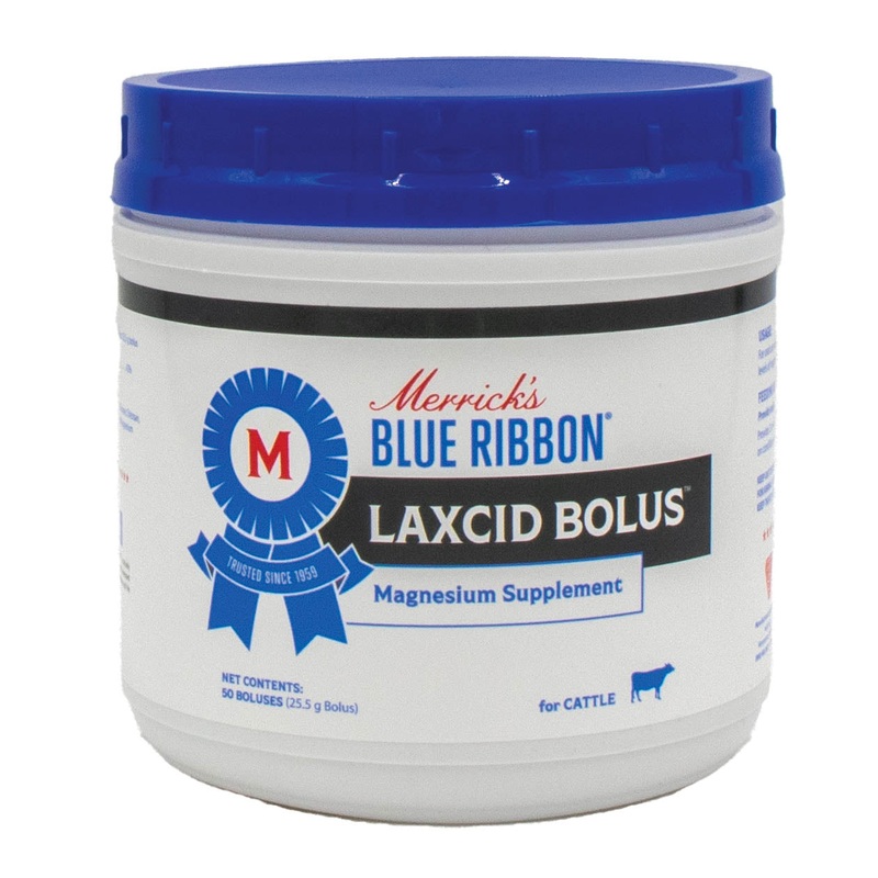 Merrick’s Laxcid Mild Laxative/Antacid Boluses for Cattle