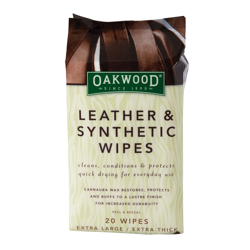 Oakwood Leather & Synthetic Wipes