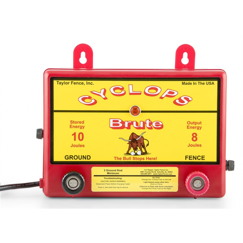 Cyclops Brute 8 Joule AC Fence Charger