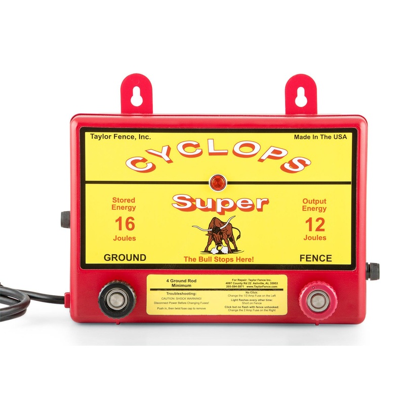 Cyclops Super 12 Joule AC Fence Charger