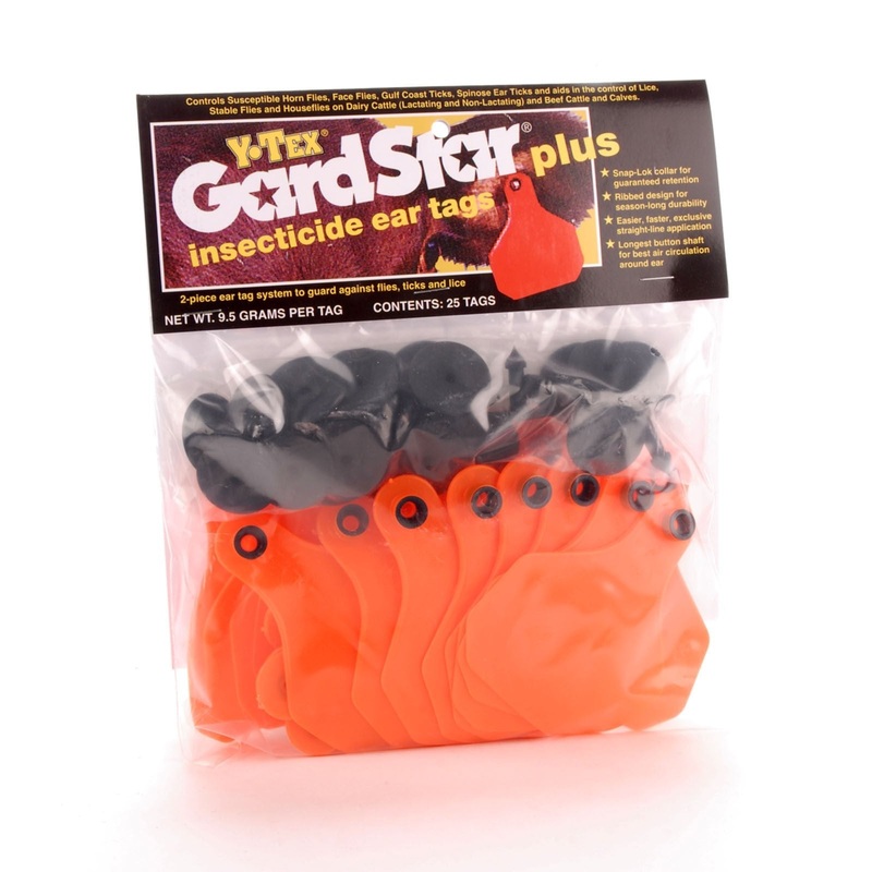 GardStar Plus Cattle Insecticide Ear Tags, pkg of 25 Fly Tags