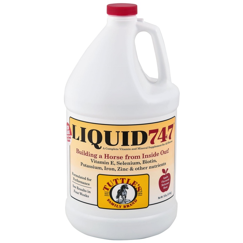 Liquid 747 Complete Vitamin & Mineral Horse Supplement, Gallon