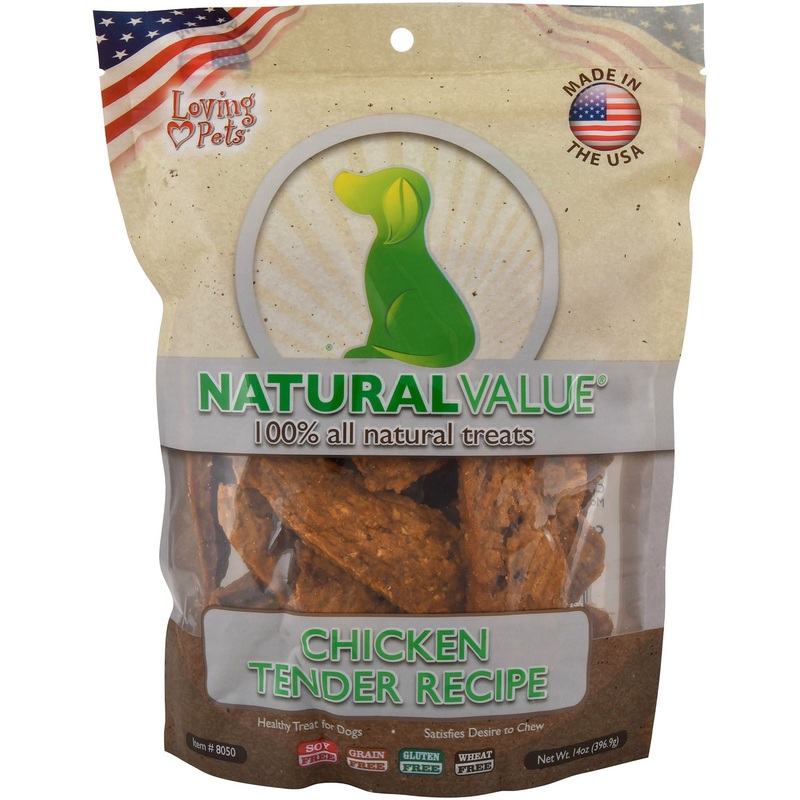 Natural Value Chicken Tenders Healthy Treats for Dogs, 14 oz