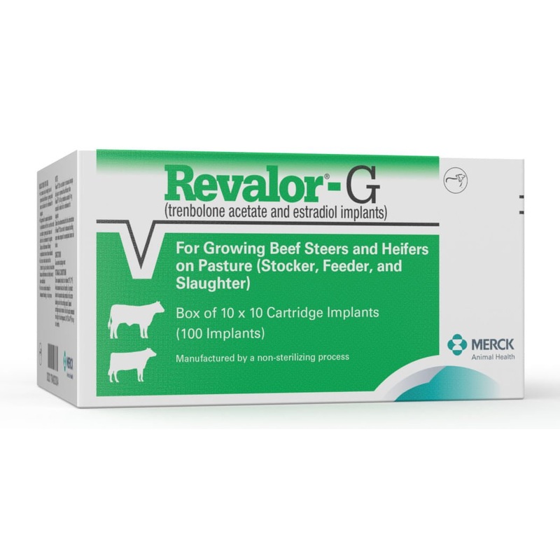 Revalor-G Implants, Box of 10 x 10 Cartridges (100 Implants)