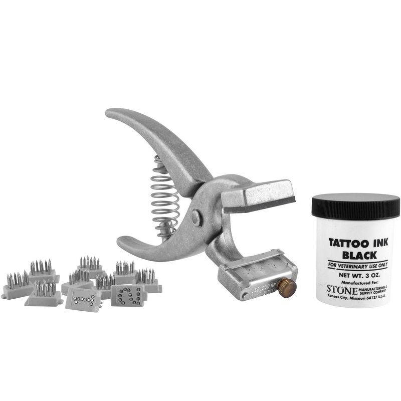 Stone #300 Pet/Pig Tattoo Kit