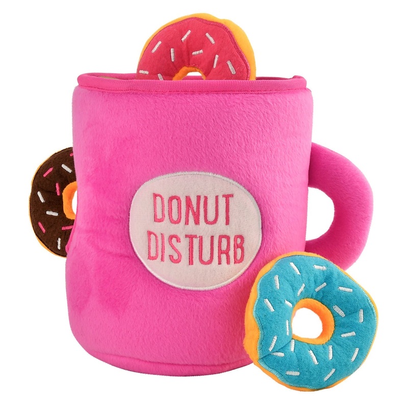 Zippy Paws Coffee & Donutz Burrow Plush Toy