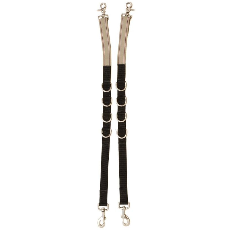 Miniature Adjustable Web Side Reins, Brown