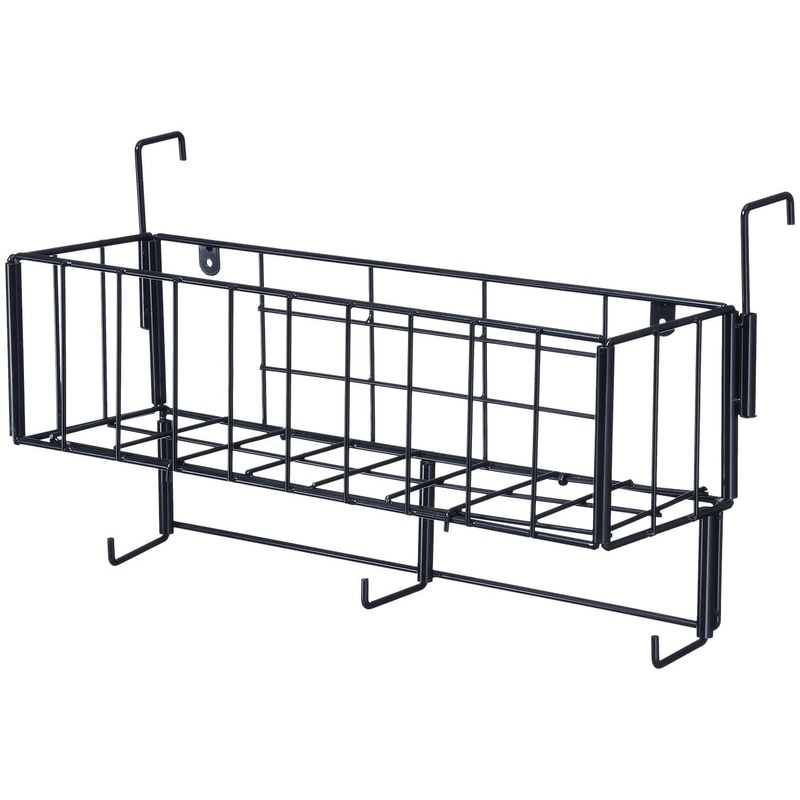 Portable Collapsible Hanging Basket with Bridle Hooks