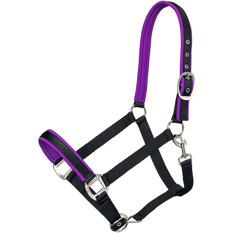 Tough1 Padded Nylon Horse Halter, Full