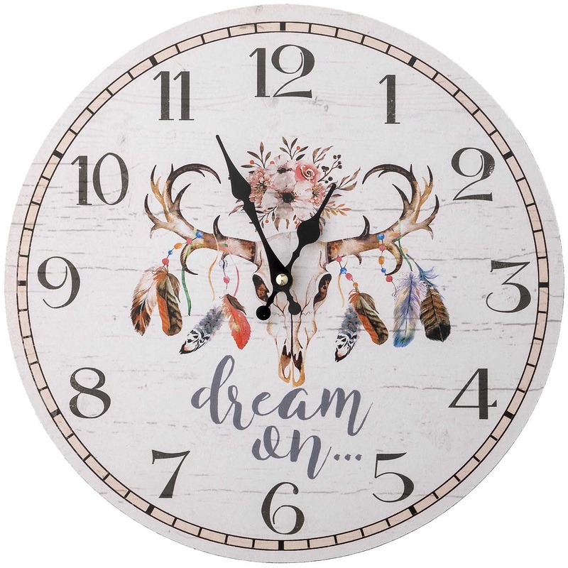 Western Chic Wall Clocks