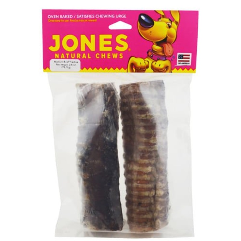 Windee Beef Trachea Dog Chews, Medium 6L, 2 pk  Natural Crunchy Treat, Joint Health Support, Made in USA