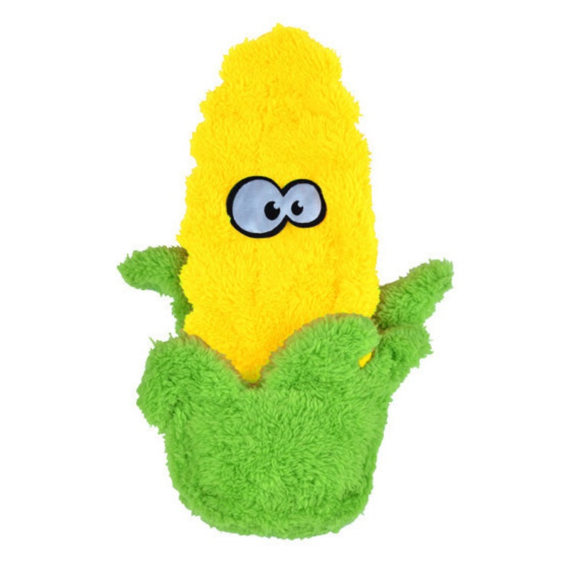 DuraPlush Ear of Corn Dog Toy, Medium
