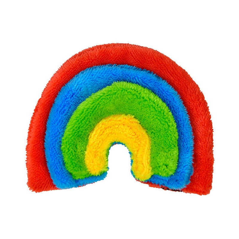 Duraplush Multi-Color Rainbow Dog Toy, Medium