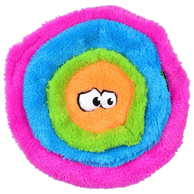 DuraPlush Multi-Colored Flyer Plush Dog Toy, Large