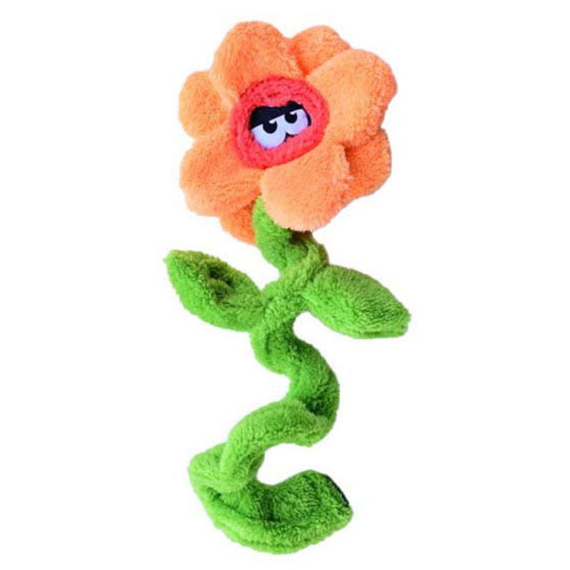 DuraPlush Springy Flowers Dog Toy, Assorted, Large