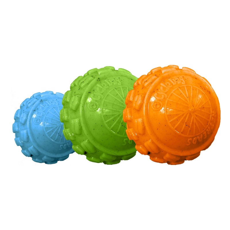 Ecolast High Roller Rubber Dog Toy