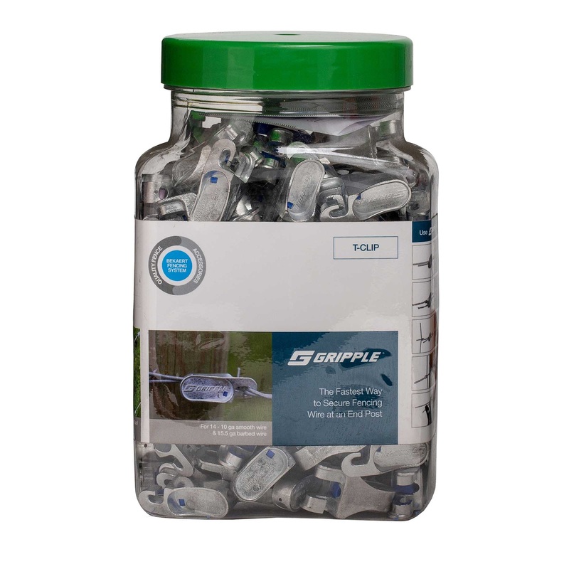 Gripple T-Clip Wire Fencing Fasteners