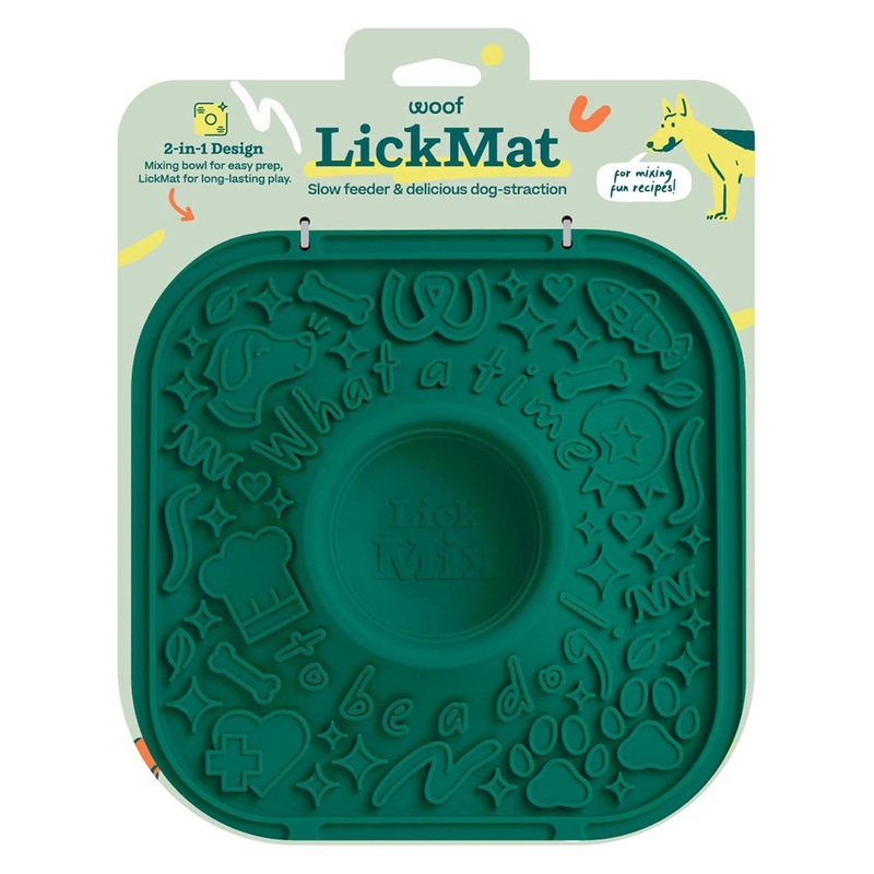 LickMat Slow Feeder Puzzle Mat for Dogs  Interactive, Non-Slip, BPA-Free Enrichment & Anxiety Relief