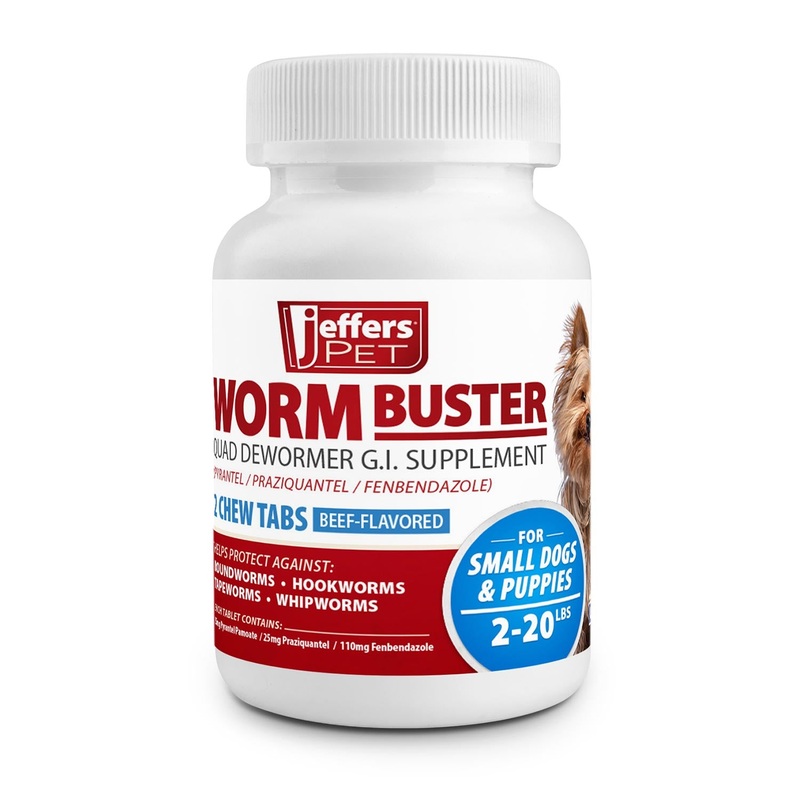 Worm Buster Dog Dewormer Flavored Tablets