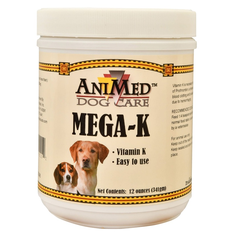 Mega K by Animed Vitamin K Powder Supplement for Dogs