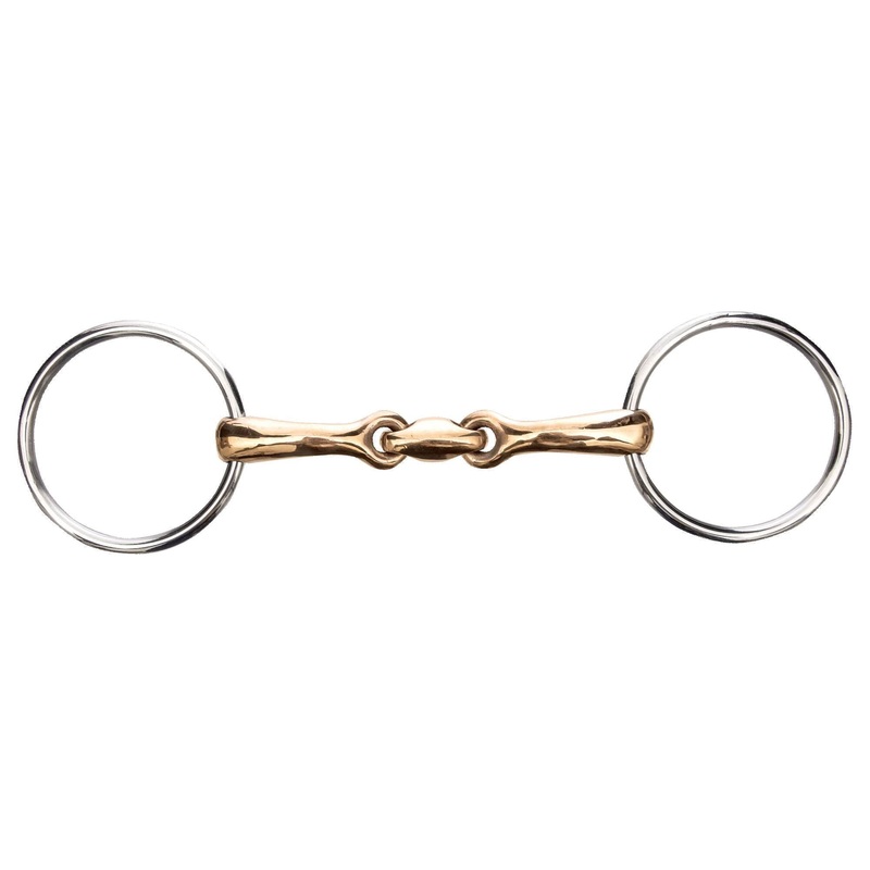 Oval Mouth Copper Loose Ring Horse Bit, 5