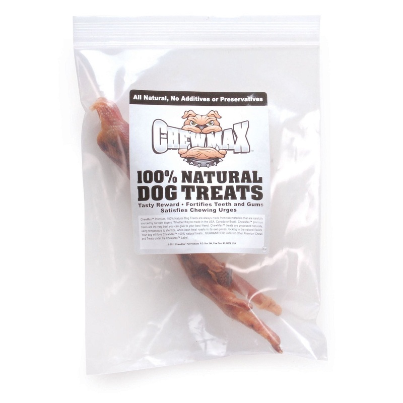 ChewMax Turkey Feet|ChewMax Turkey Foot, each|ChewMax Turkey Feet, 18 ct