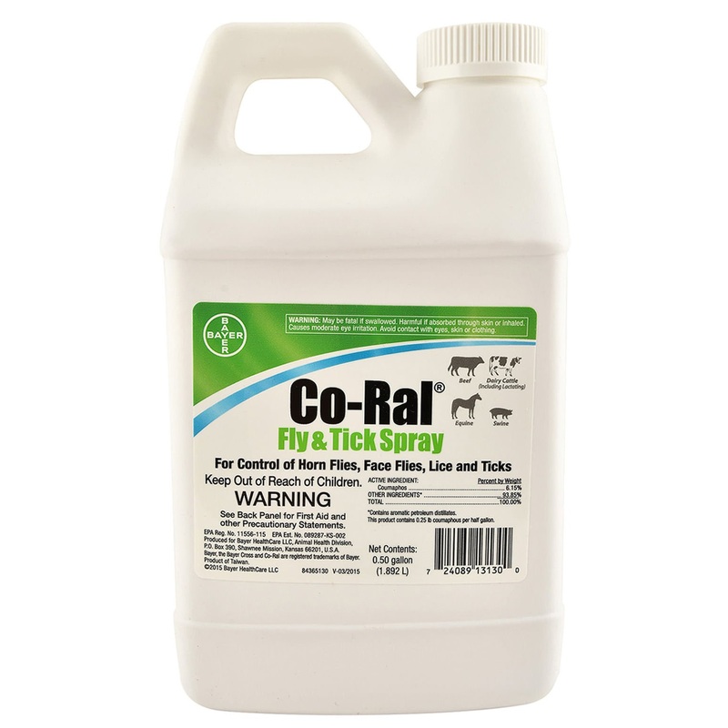 Co-Ral Fly & Tick Spray, 64 oz Pesticide