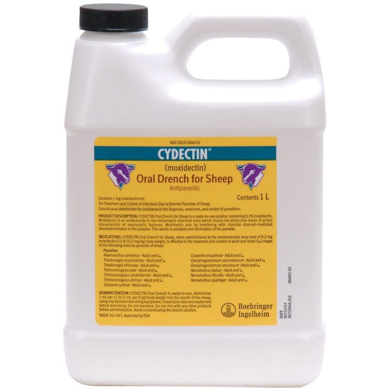 Cydectin (moxidectin) Oral Sheep Drench Wormer