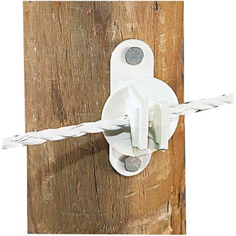 Dare Wood/Vinyl Post Insulator For Wire, pkg of 25