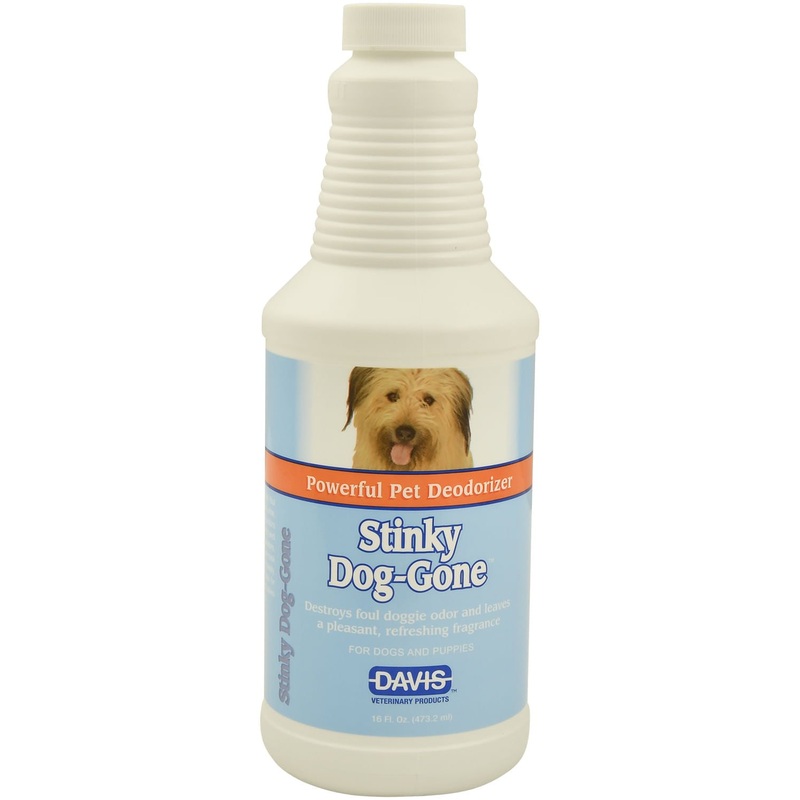 Davis Stinky Dog-Gone (Powerful Pet Deodorizer) Spray, 16 oz with Sprayer