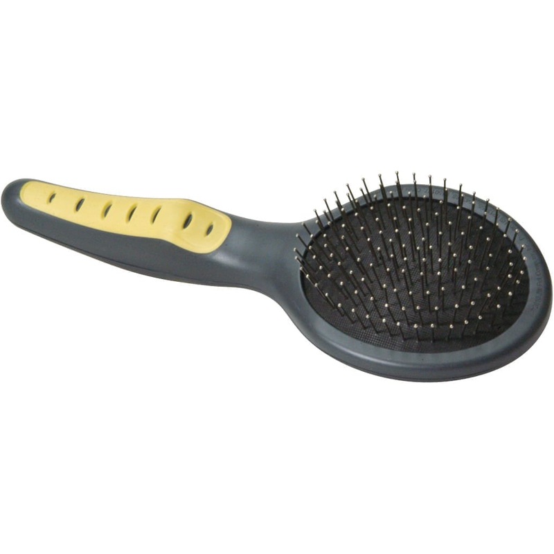 GripSoft Pin Brush for Dogs & Cats, 10L