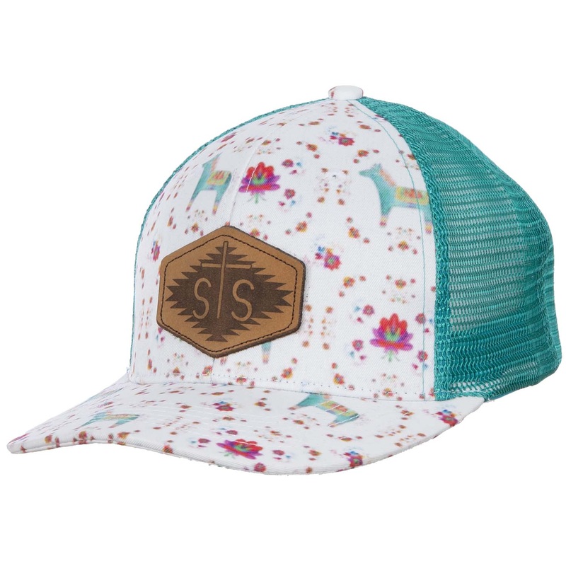 STS Watercolor Donkey Patch Hat, Ladies