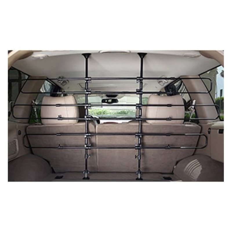 Universal 6-Bar Vehicle Pet Barrier, Black