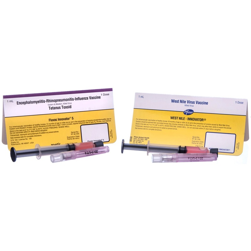 Zoetis Horse Vaccination Kit with West Nile (5-Way Vaccine + WNV)