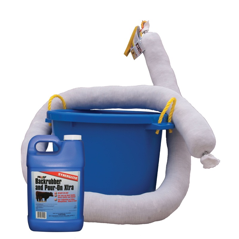 Cattle Rub Tub, 4 Piece Kit for Fly Control