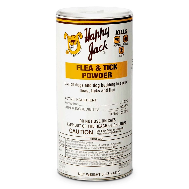 Happy Jack Flea & Tick Powder, 5 oz