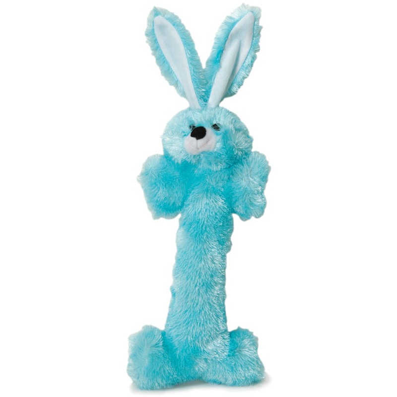 Plush Bunny Bone Dog Toys with Squeakers, 14H