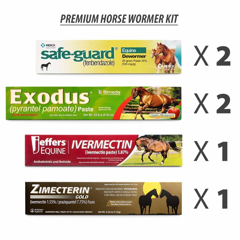 Premium Horse Wormer Kit (6 Tubes Included)