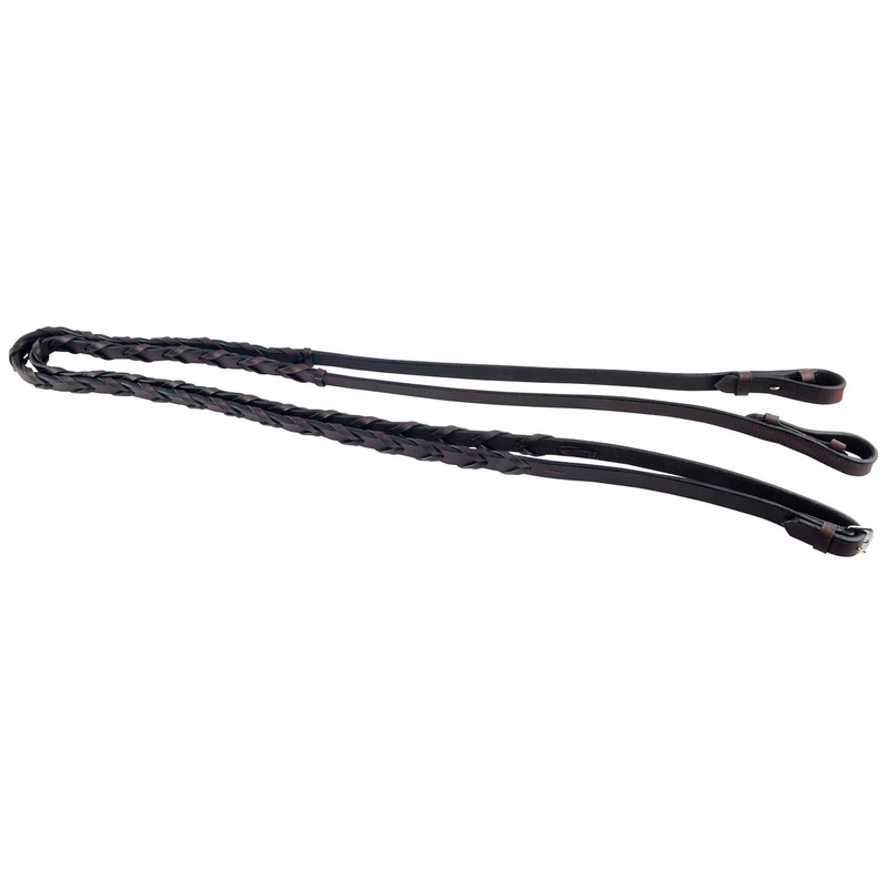 Uniquely English Laced Leather Reins