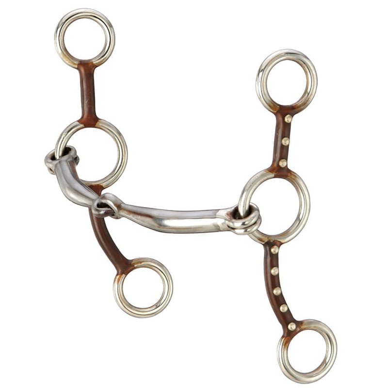 Antique Brown Dots Gag Snaffle