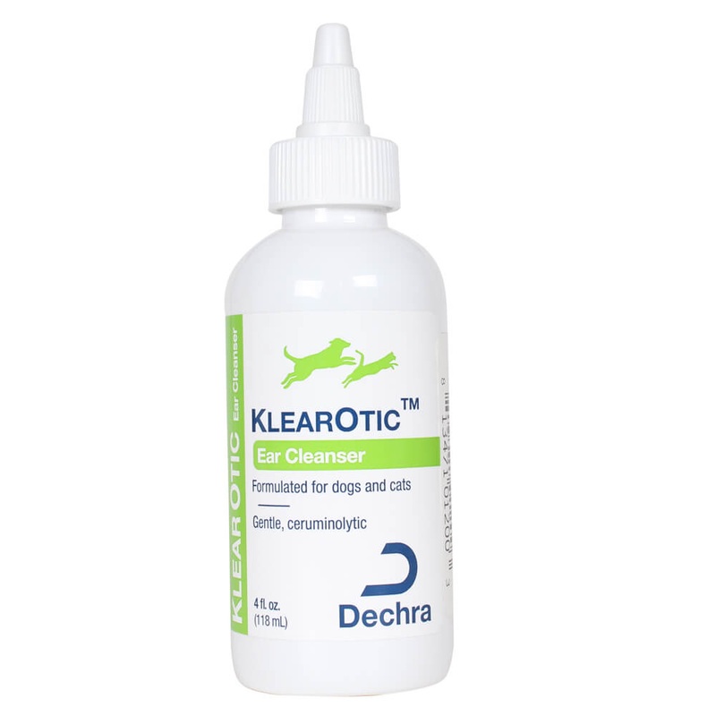 KlearOtic Ear Cleanser, Formulated for Dogs and Cats, 4 oz