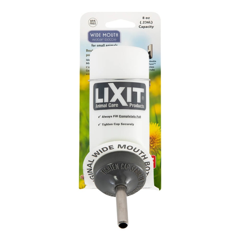 Lixit Plastic Wide Mouth Bottle