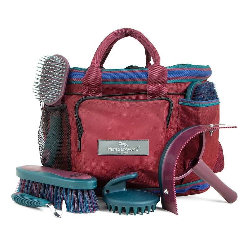 Rambo Grooming Kit, Burgundy|Burgundy