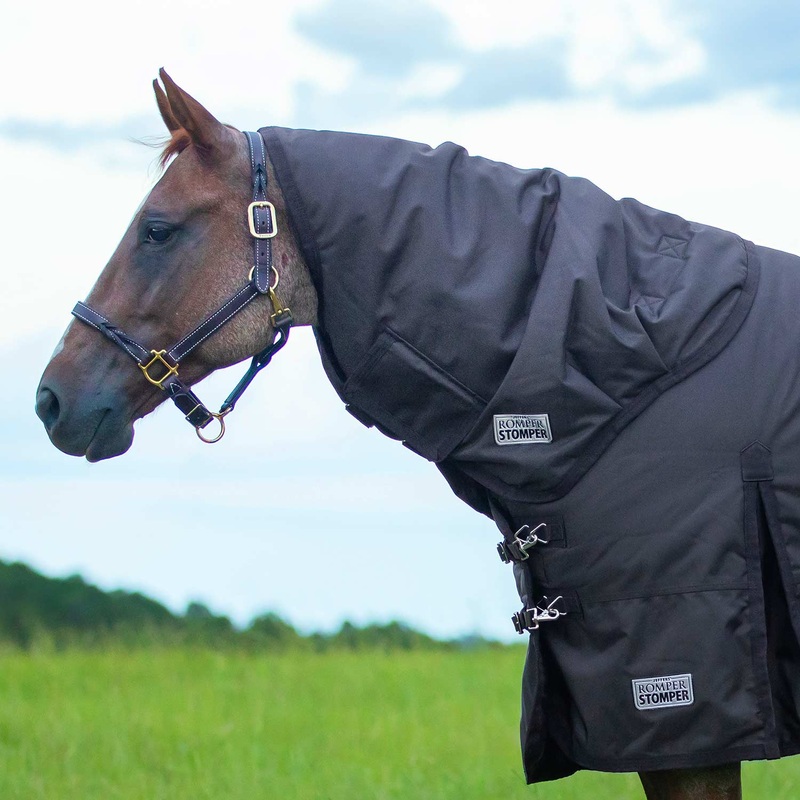 Romper Stomper Neck Rug for Horses, 1680D, 240g Fill, Brown