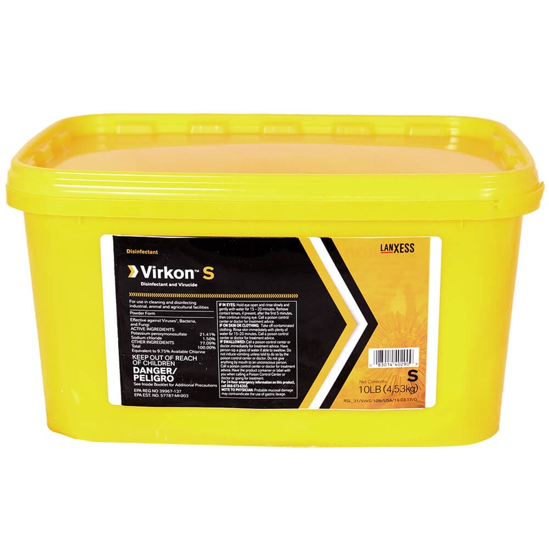 Virkon S Disinfectant Pail, 10 lb